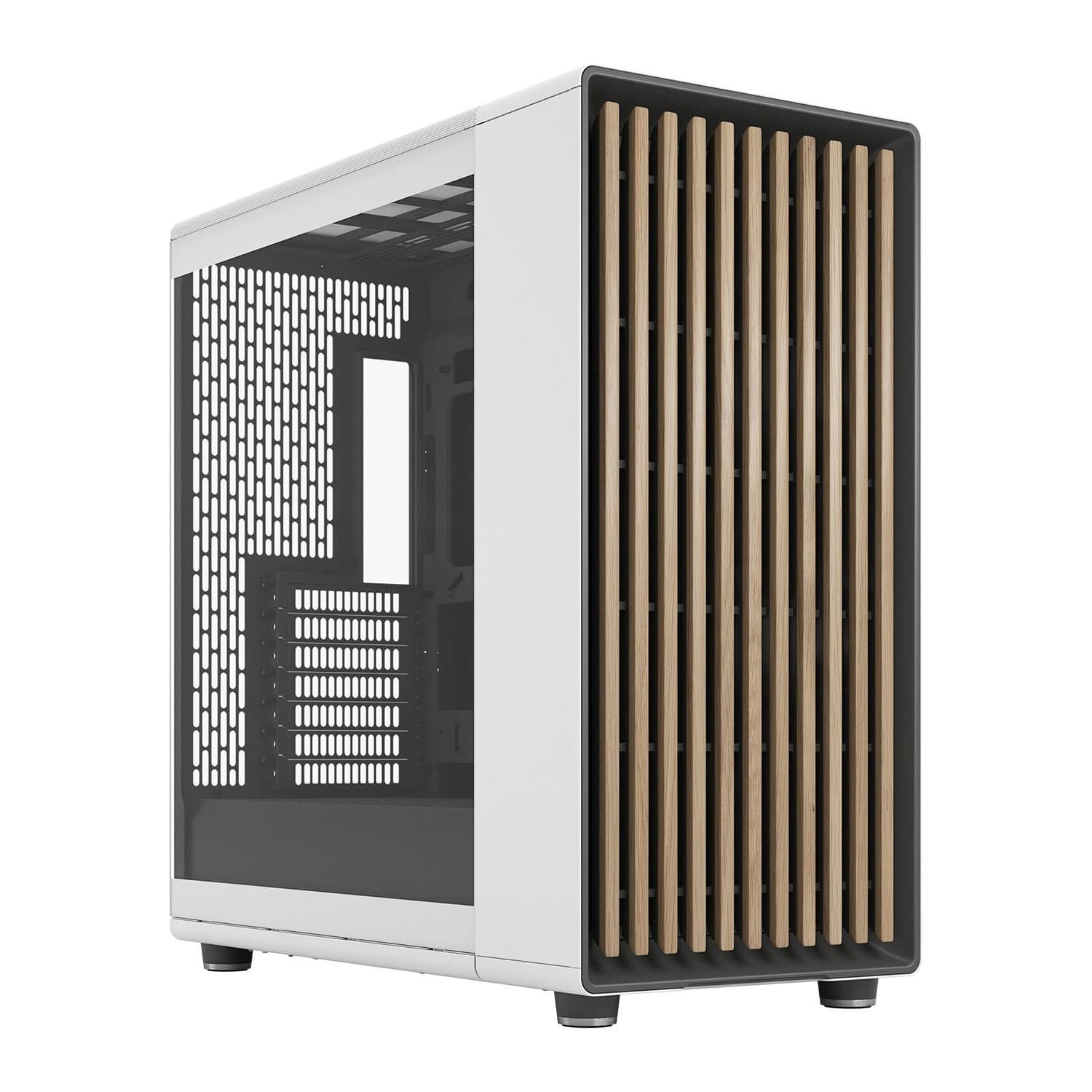 Fractal Design North XL RC Tempered Glass Mid Tower PC Case - Chalk White