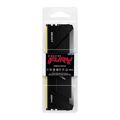 Kingston FURY Beast RGB DDR4 3200MHz CL16 Desktop Memory 32GB (1 x 32GB) - Image 3