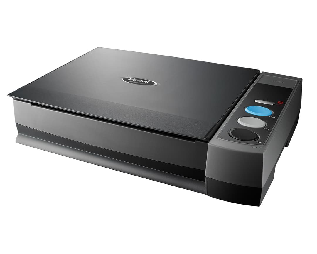 Plustek OpticBook 3800L Book Edge Flatbed Scanner 1200 x 1200 DPI A4 Black - Image 1
