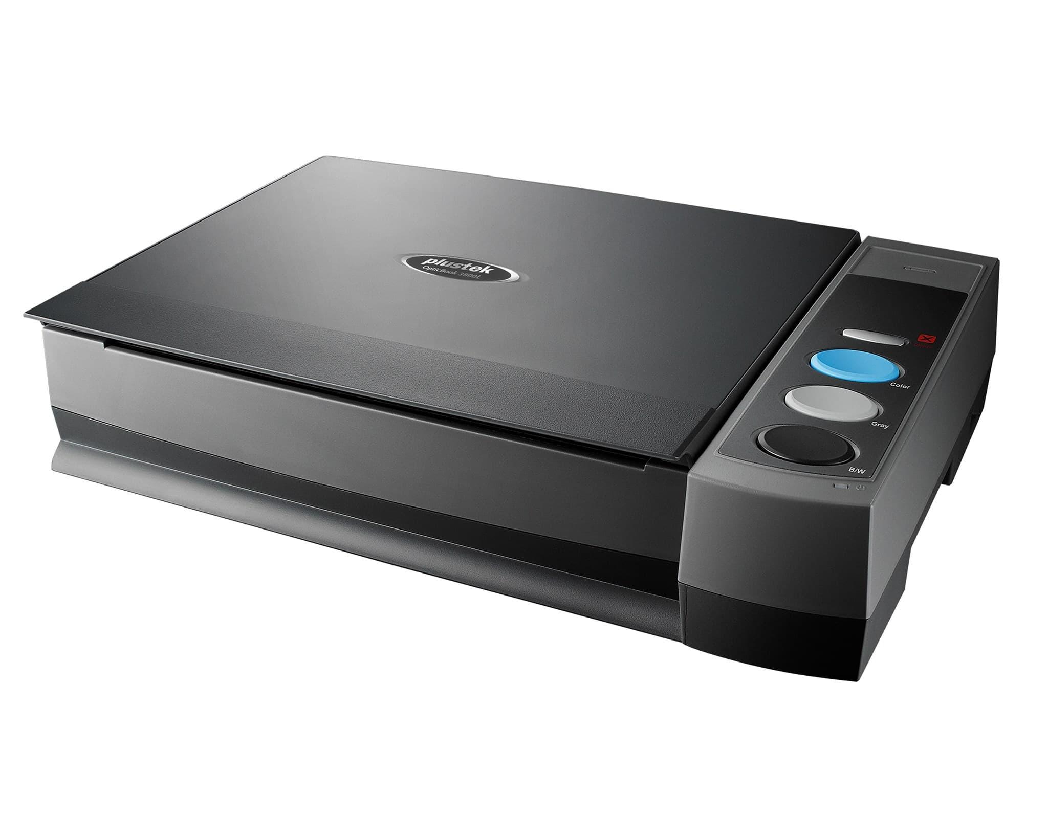 Plustek OpticBook 3800L Book Edge Flatbed Scanner 1200 x 1200 DPI A4 Black