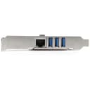 StarTech.com 3-Port PCI Express USB 3.0 Card + Gigabit Ethernet thumbnail 3