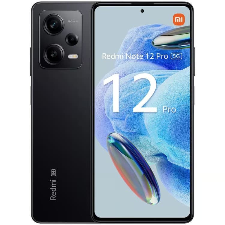 Xiaomi Redmi Note 12 Pro 5G Dual SIM 6GB 128GB Smartphone - Midnight Black - Image 1