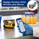 Brady M211 Portable Bluetooth Label Printer with M21-750-499 19.05mm Label Cartridge - Yellow/Black thumbnail 4