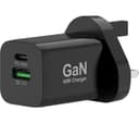 PORT DESIGNS PORT Connect 45W 2-Port GaN USB Wall Charger Black thumbnail 1