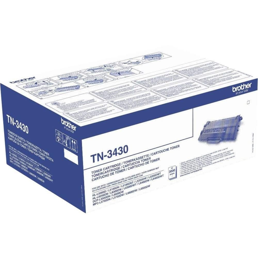 Brother TN-3430 Toner Cartridge - Black - 3,000 Pages - Image 2