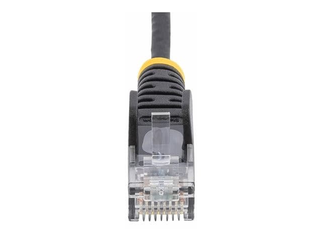 StarTech Slim LSZH CAT6 Snagless Patch Cable 2.5m - Black (N6PAT250CMBKS) - Image 5