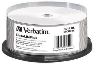 Verbatim DataLifePlus BD-R 50 GB 25 pc(s) - Image 1