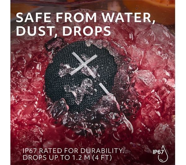 Ultimate Ears MINIROLL Portable Bluetooth Speaker IP67 - Black - Image 4
