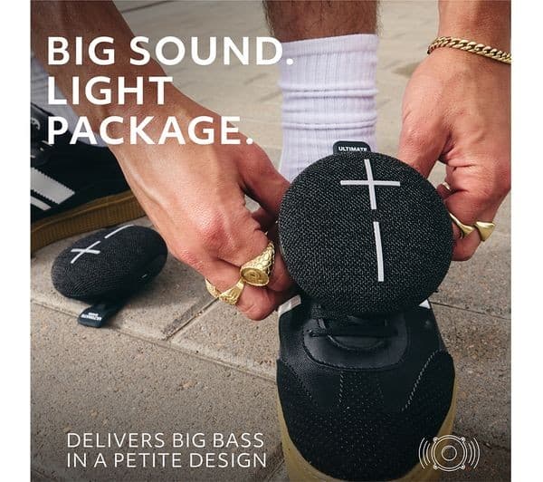 Ultimate Ears MINIROLL Portable Bluetooth Speaker IP67 - Black - Image 5