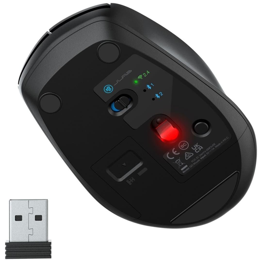 JLab GO Wireless Bluetooth Mouse - Black - Image 4