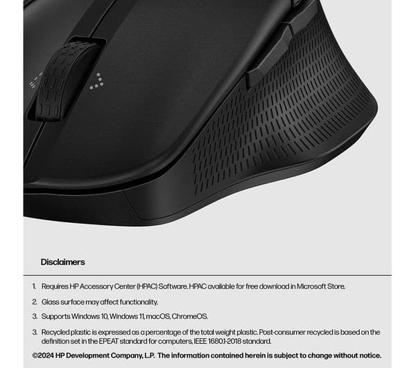 HP 480 Wireless Mouse Black - Image 7
