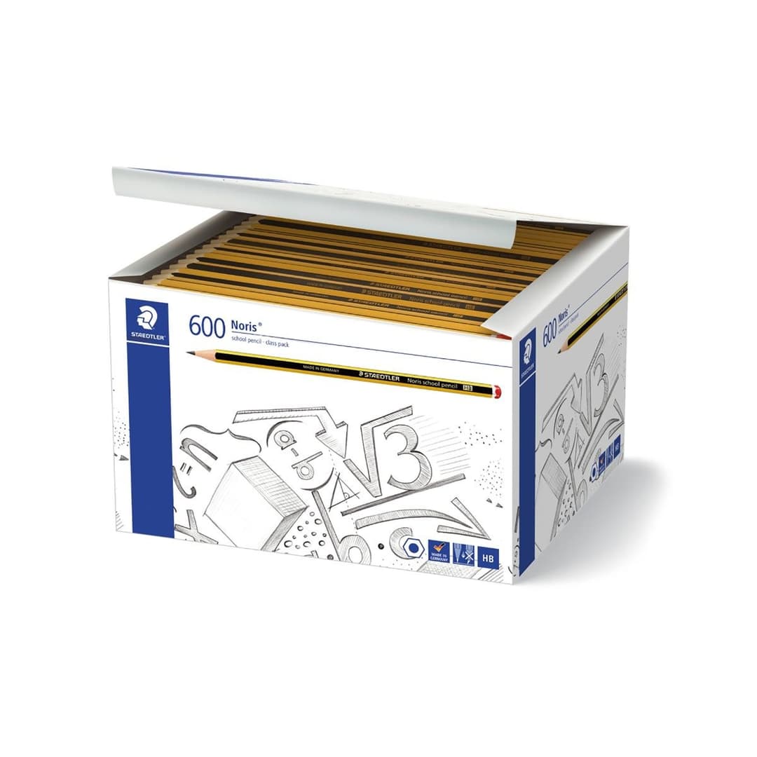 Staedtler Noris School 121 Graphite HB Pencil Pack of 600 121 C600 - Image 1