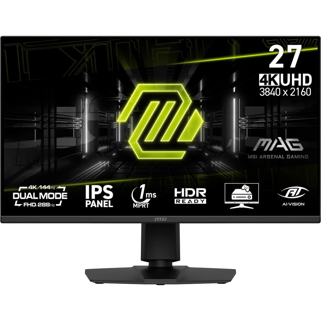 MSI MAG 275UPD E14 27" 4K UHD 144Hz Gaming Monitor - Black - Image 1
