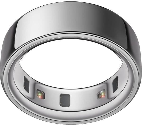 Oura Ring 4 Smart Ring - Silver, Size 11 - Image 1
