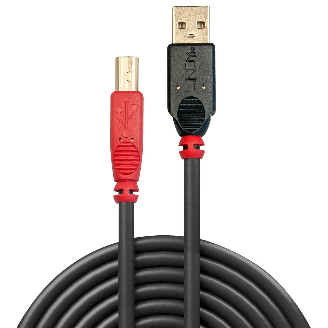 Lindy 10m USB 2.0 Type A to B Active Cable - Image 3