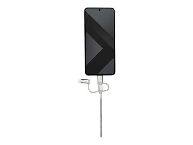 StarTech LTCUB1MGR Multi Charging Cable Silver - Image 3