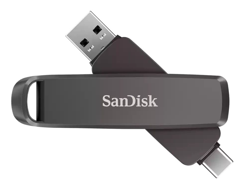 SanDisk Extreme PRO Dual Drive USB-C / USB-A 1TB - Black