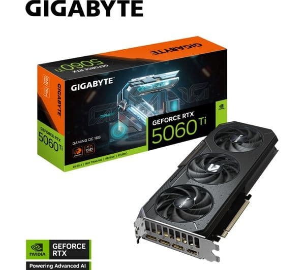 GIGABYTE GeForce RTX 5060 Ti GAMING OC 16G Graphics Card - 16GB GDDR7, 128bit, PCI-E 5.0, 2647MHz Core Clock, 3 x DisplayPort, 1 x HDMI, GV-N506TGAMING OC-16GD - Image 8
