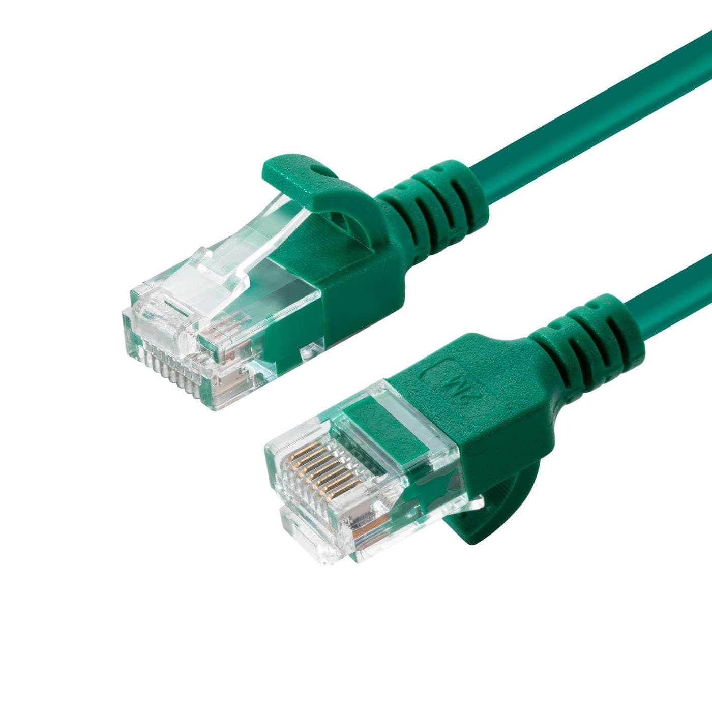 Microconnect V-UTP6A10G-SLIM U/UTP CAT6A Slim Network Cable 10M Green