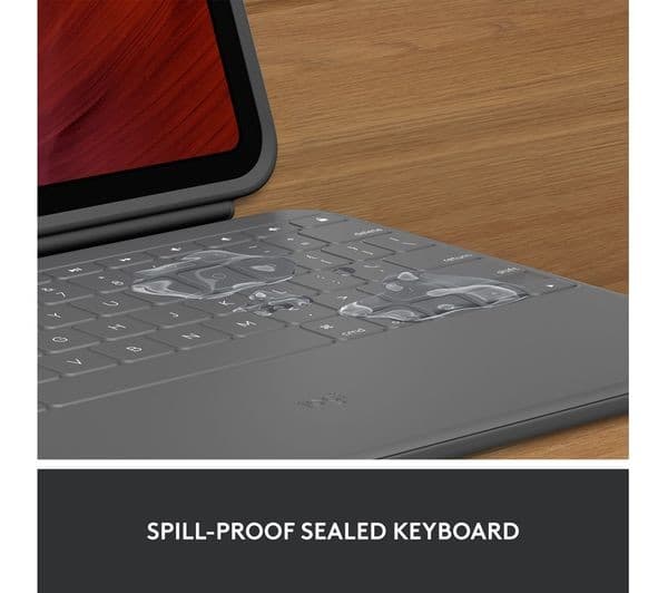 Logitech Rugged Folio Keyboard Case 920-011206 for iPad 10.9-inch (10th Gen & A16) - Graphite - Image 3