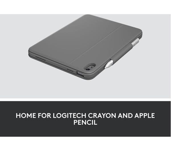 Logitech Rugged Folio Keyboard Case 920-011206 for iPad 10.9-inch (10th Gen & A16) - Graphite - Image 8