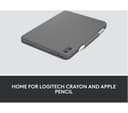 Logitech Rugged Folio Keyboard Case 920-011206 for iPad 10.9-inch (10th Gen & A16) - Graphite thumbnail 8