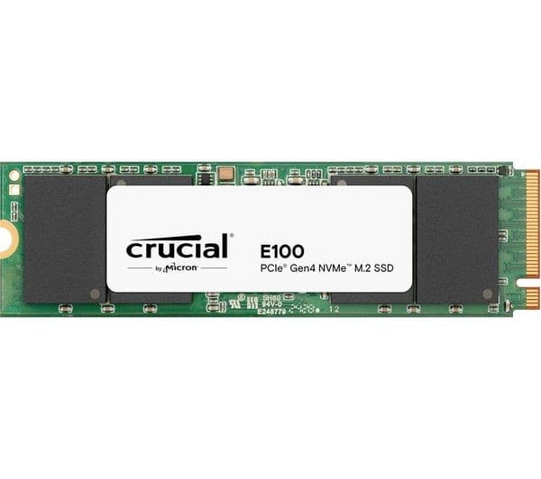 Crucial E100 480GB PCIe 4.0 NVMe
