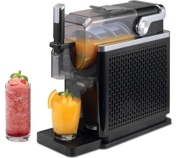 Logik L18DMB25 Frozen Drink Maker Black & Silver - Image 1
