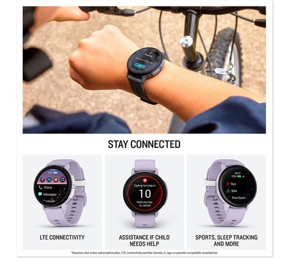 Garmin Bounce 2 Smartwatch Light Purple - Image 4