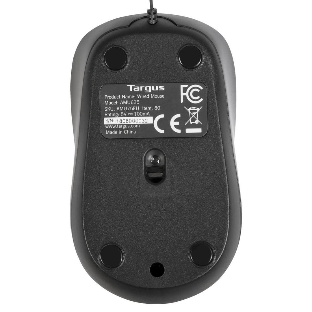 Targus AMU75EU mouse Travel Ambidextrous USB Type-A Blue Trace 1000 DPI - Image 3