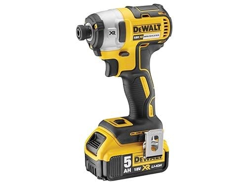DEWALT 18V XR Brushless Impact Driver 205Nm 3 Speed 2 x 5Ah - Yellow and Black
