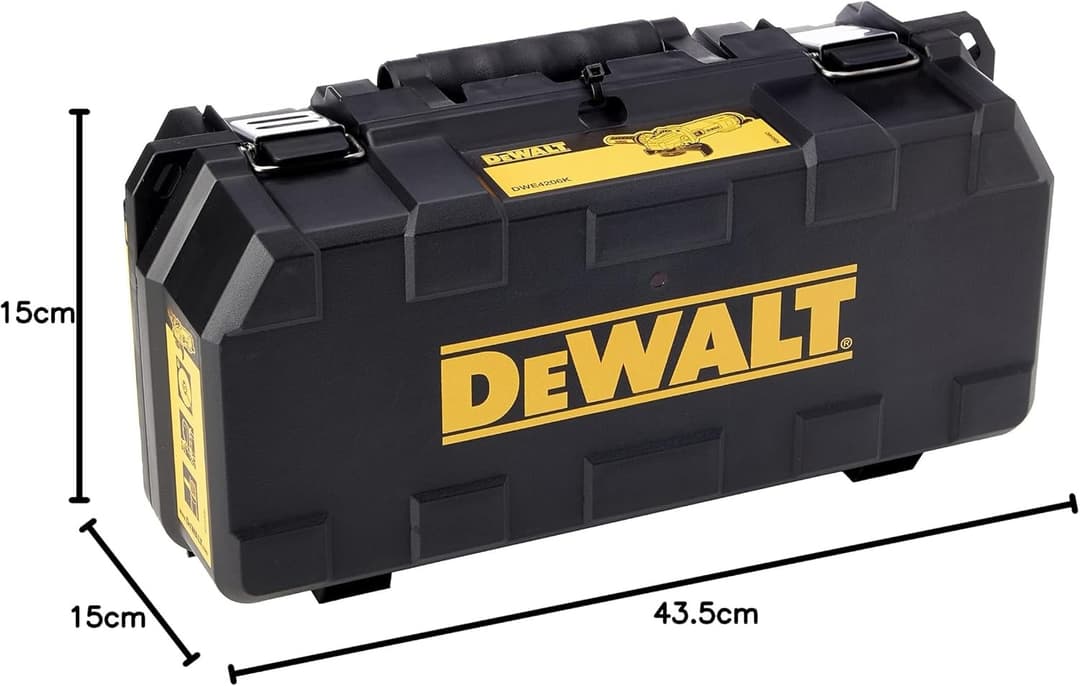 DEWALT 1010W 115mm Angle Grinder 11000RPM Anti-Vibration Handle Kit Box - Yellow - Image 5