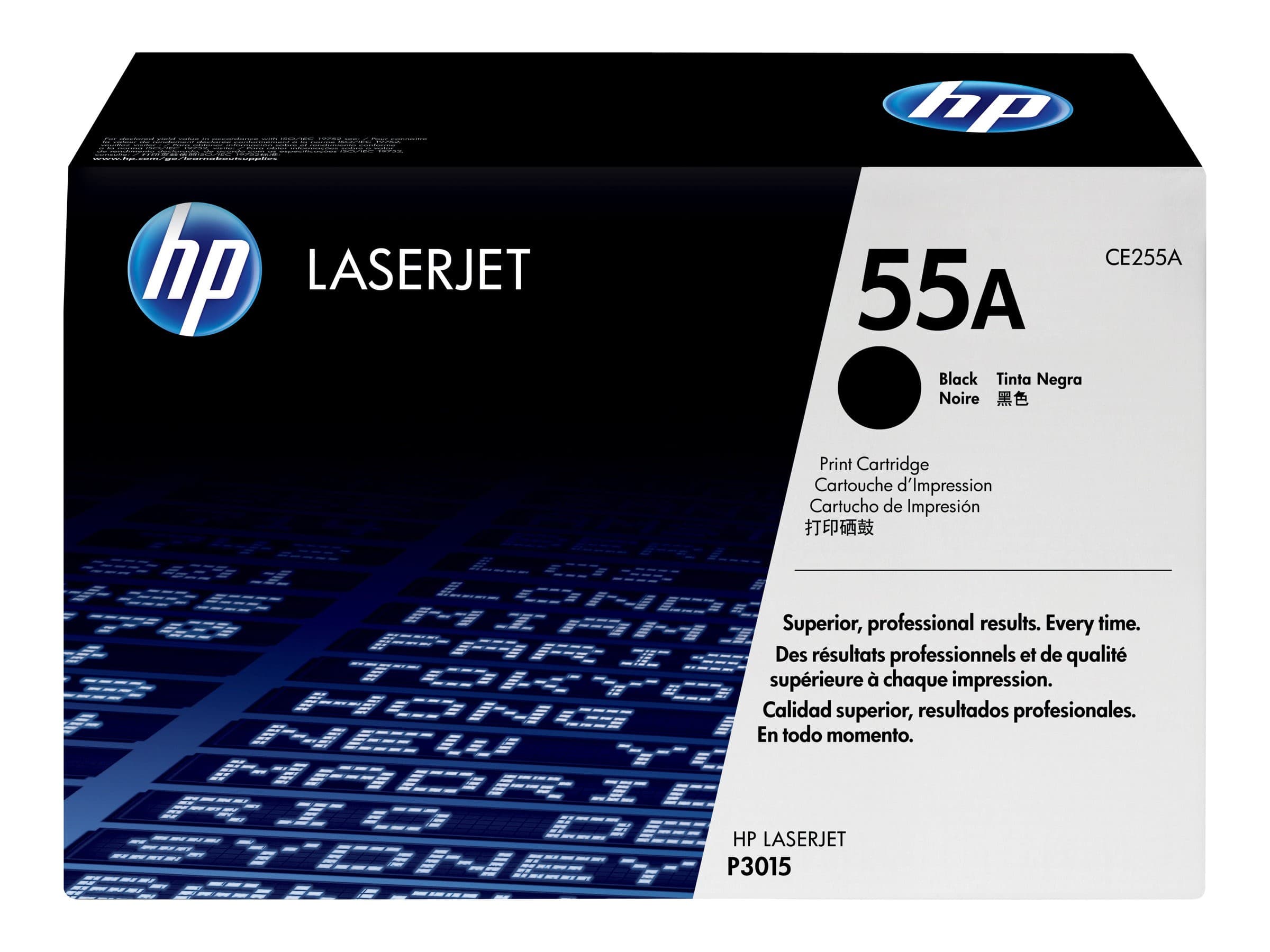 HP 55A CE255A Original HP LaserJet Toner Cartridge - Black