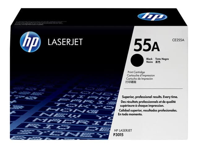 HP 55A CE255A Original HP LaserJet Toner Cartridge - Black - Image 4