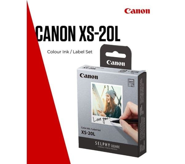 Canon XS-20L 72 x 85 mm Photo Paper & Ink Set - 20 Sheets - Image 2