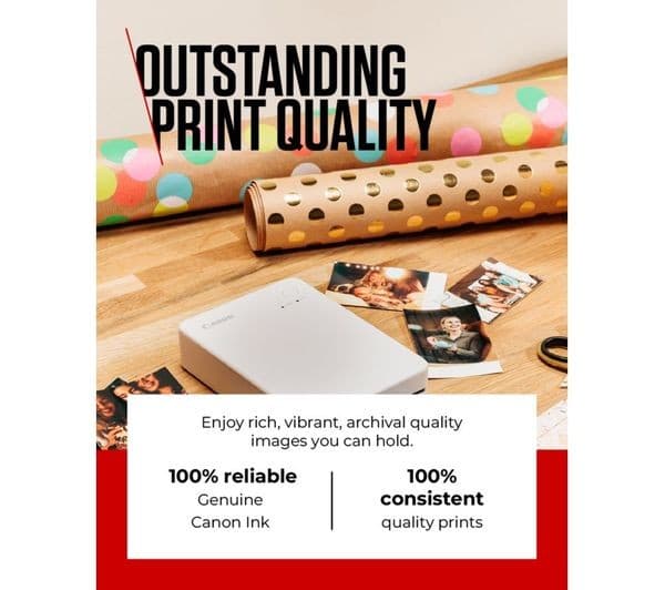 Canon XS-20L 72 x 85 mm Photo Paper & Ink Set - 20 Sheets - Image 3
