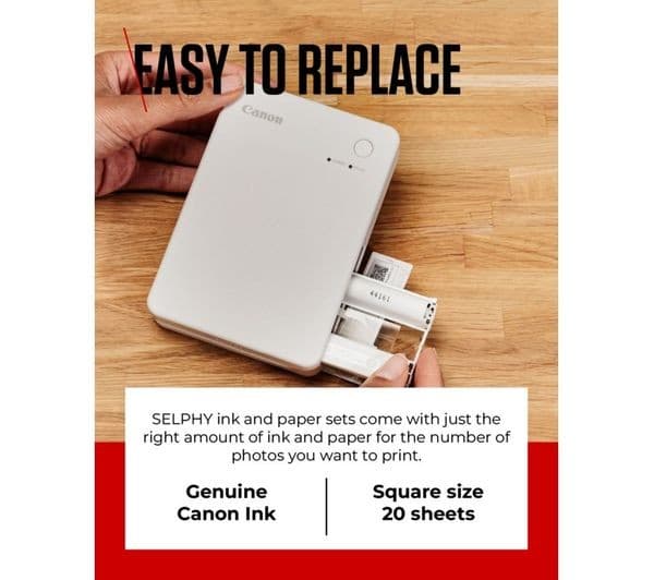 Canon XS-20L 72 x 85 mm Photo Paper & Ink Set - 20 Sheets - Image 5