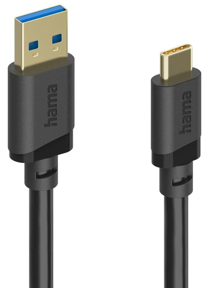 Hama USB-A to USB-C Cable, USB 3.2 Gen 1, 5 Gbit/s, Black - 1.5m - Image 4