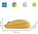 Leitz Cosy SureTrack Wireless Mouse Warm Yellow thumbnail 3
