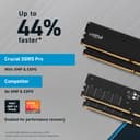 Crucial Pro CP32G56C46U5 Memory Module 32 GB (1 x 32 GB) DDR5-5600 CL46 288-pin UDIMM thumbnail 5