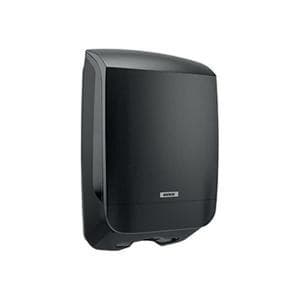 Katrin Inclusive Folded Hand Towel M Plastic Dispenser Black 77434 KZ07743 - Image 1