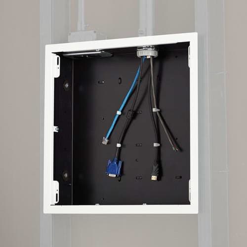 Chief PAC526FW, Large In-Wall Storage Box with White Flange