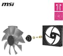 MSI MPG EZ120 ARGB 120mm Case Fan Triple Pack Black thumbnail 4