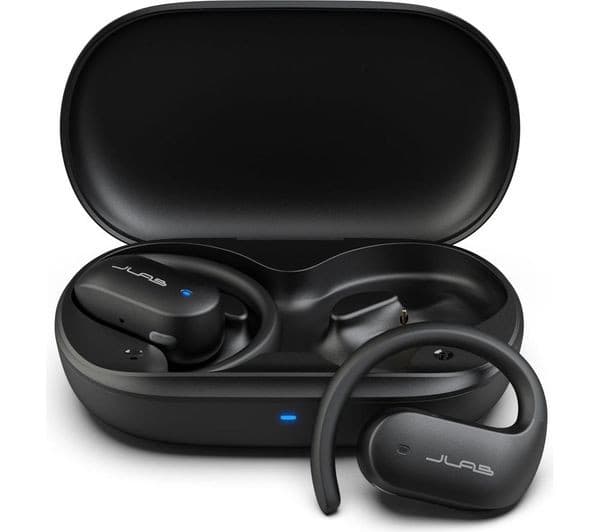 JLab JBuds Open Sport Wireless Bluetooth Open-Ear Earbuds - Black - Image 1