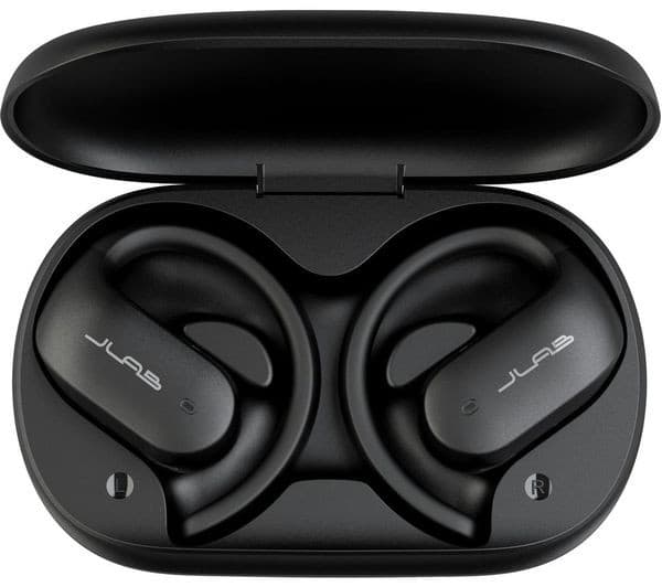 JLab JBuds Open Sport Wireless Bluetooth Open-Ear Earbuds - Black - Image 4