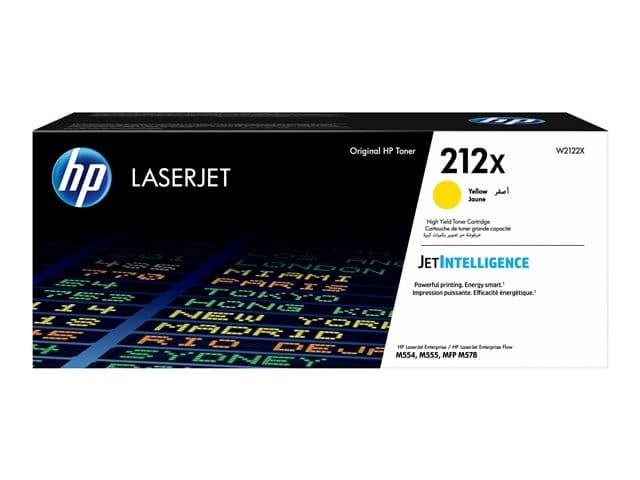 HP 212X High Yield Original LaserJet Toner Cartridge - Yellow