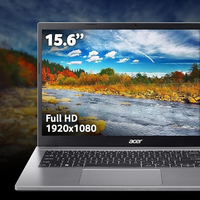 Acer Aspire 3 A315-59 Laptop, Intel Core i7-1255U, 8GB RAM, 512GB SSD, 15.6” Windows 11 – Silver - Image 3