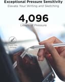 Lenovo USI Pen 2 Magnetic Stylus Pen USI 2.0 4096 Pressure Levels Tilt Function ChromeOS - Grey thumbnail 4