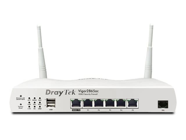 DRAYTEK Vigor 2865Lax-5G AX3000 Wireless VDSL Router with 5G Modem Black