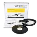 StarTech.com 6ft (1.8m) 1-Port USB to Serial RS232 Adapter, FTDI DB9 Serial DCE Adapter Cable, Null Modem, USB 2.0 - TAA thumbnail 4
